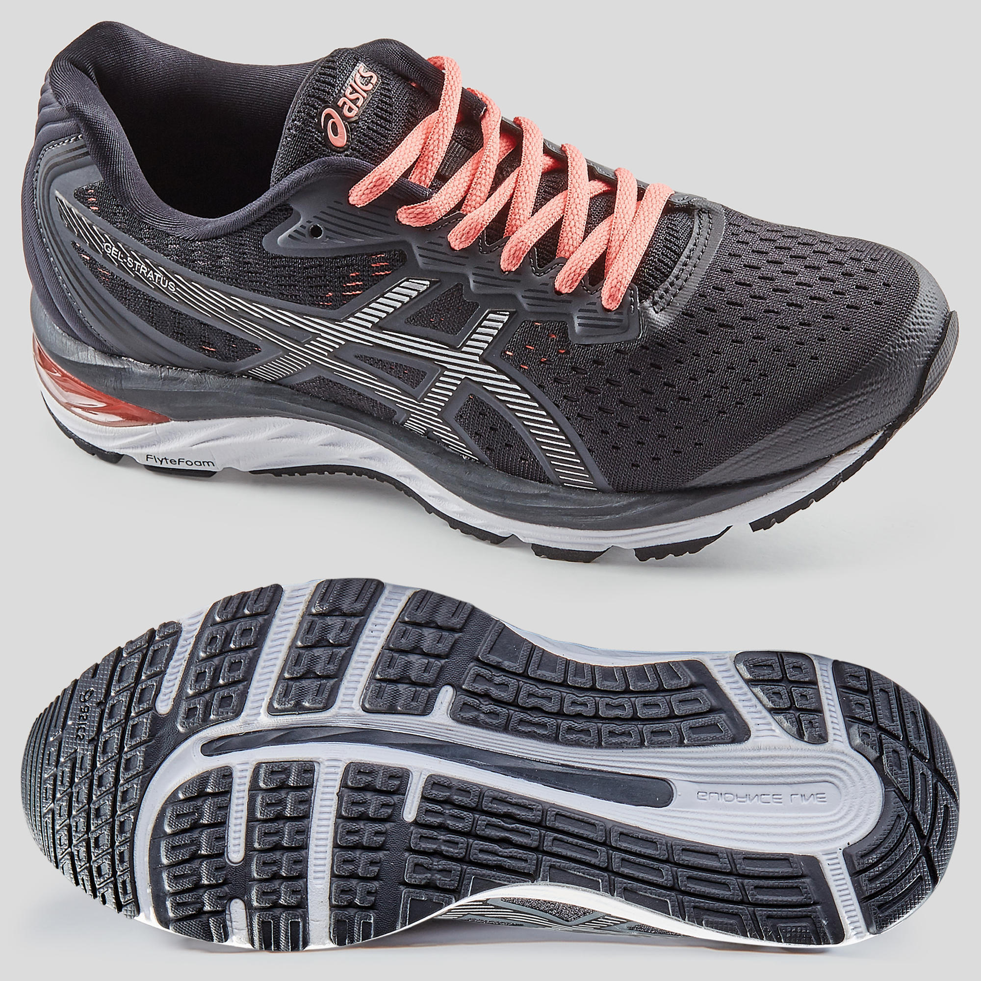 Laufschuhe Asics Gel Stratus Damen schwarz Laufschuhe Asics Gel Stratus Damen schwarz